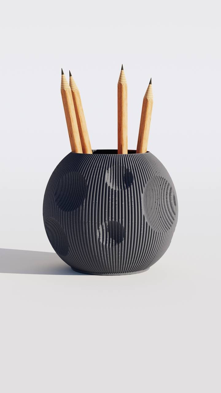 Moon Desk Organiser, Cosmic Desktop Storage, Celestial Office Decor, Lunar Holder, Space-inspired Organisation
