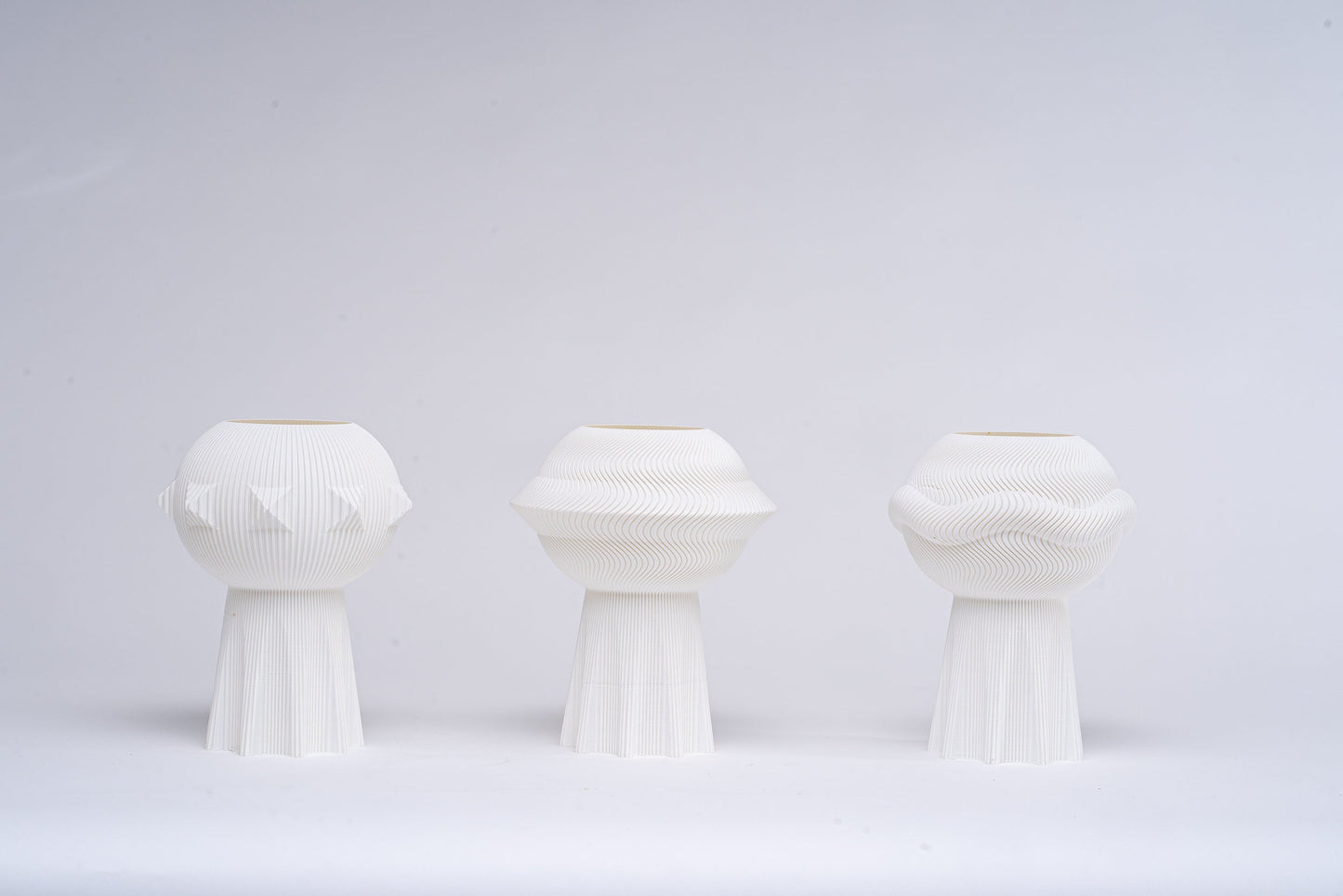 UFO Vase: Modern Ceramic Table Centerpiece