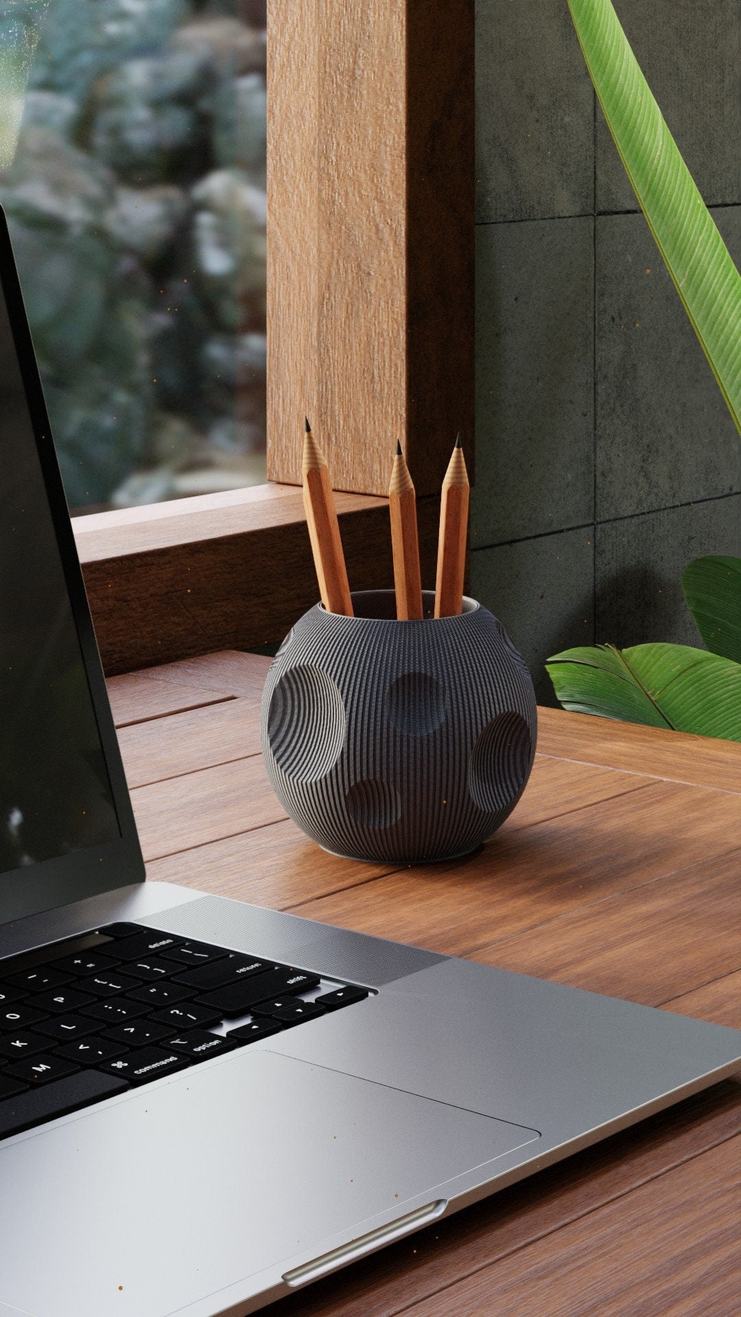 Moon Desk Organiser, Cosmic Desktop Storage, Celestial Office Decor, Lunar Holder, Space-inspired Organisation