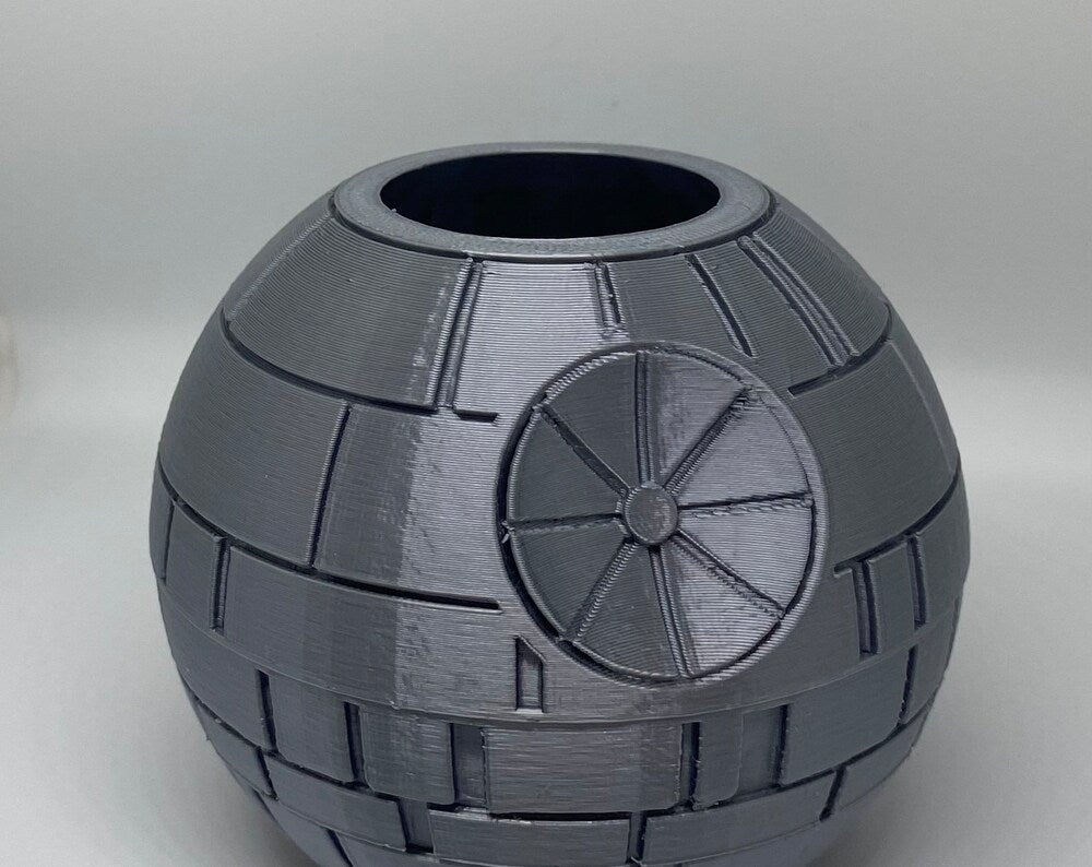 Deathstar Succulent Planter, Star Wars Inspired Plant Pot, Sci-Fi Home Decor, Gift for Plant Lovers
